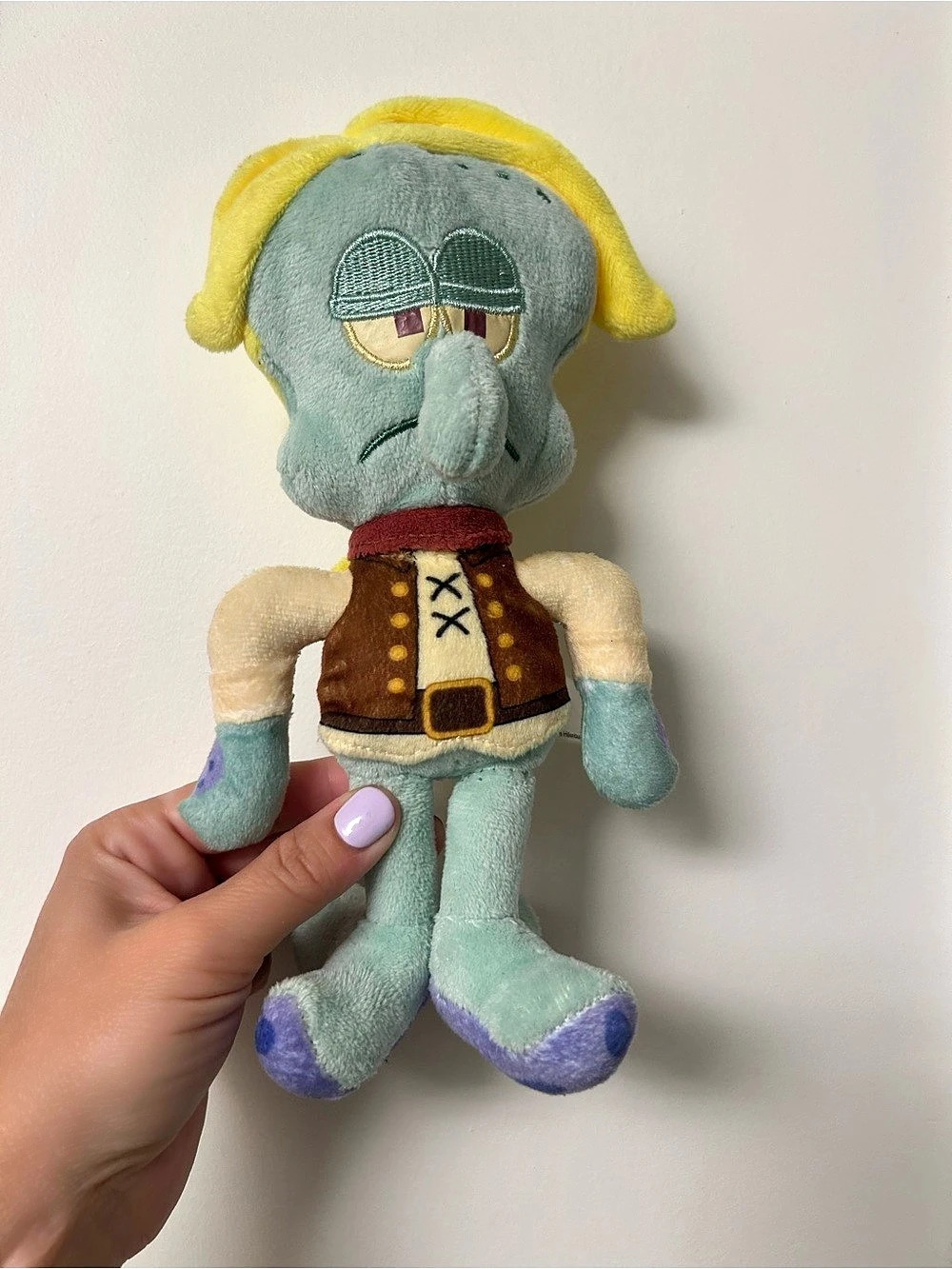 SpongeBob SquarePants Movie Bikini Bottom Glow Pals 8" Squidward Plush